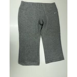 Nike Womens Capris Size Small Gray Nike Sports Short Dry Fit